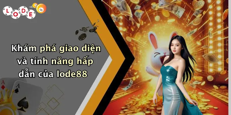 Khám phá giao diện và tính năng hấp dẫn của lode88