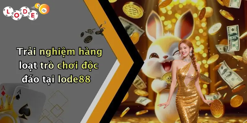 Trải nghiệm hàng loạt trò chơi độc đáo tại lode88